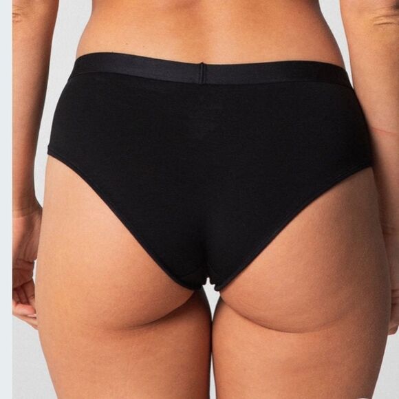 SINGLE STITCH Women's Cheeky Underwear Black‎ M Nwt - Picture 4 of 7
